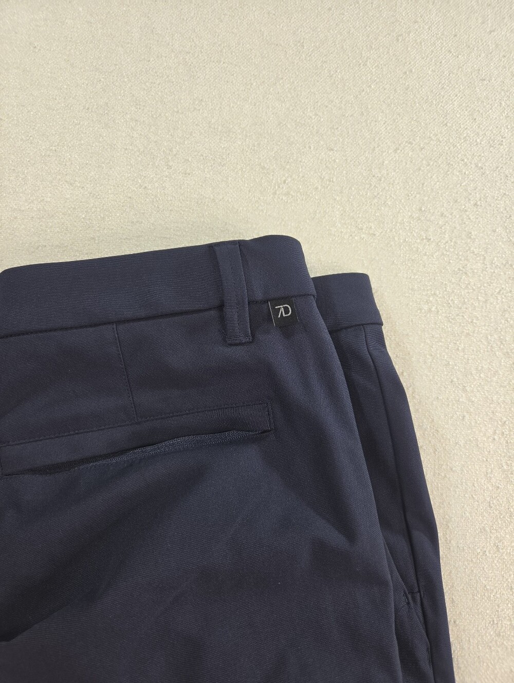 7 Diamonds Infinity Pant Mens 34x32 Navy Tech Chino Golf - Picture 3 of 7